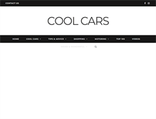 Tablet Screenshot of coolcarsandgirls.com